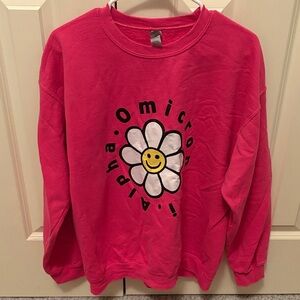 Pink Floral Sorority Sweatshirt